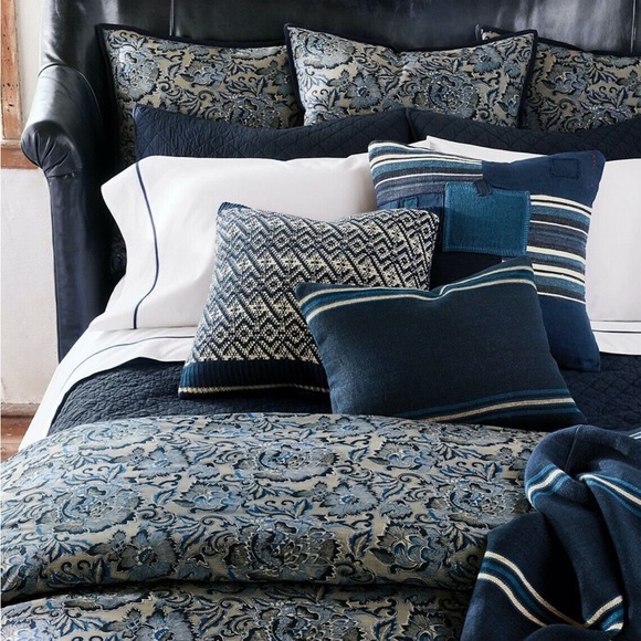 Ralph Lauren Journey's End Collection Ogden Throw Pillow in Gingersnap NEW - Picture 3 of 8